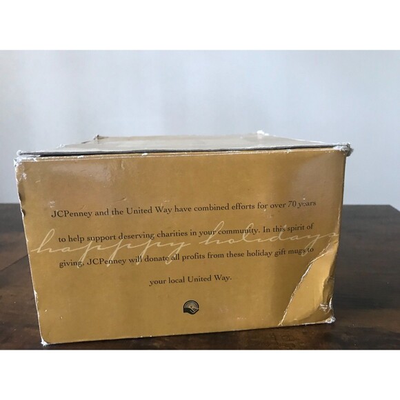 JC Penney Exclusive Set of 4 Holiday Mugs Ceramic/Porcelain1999 Betty Whiteaker - Picture 4 of 10